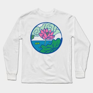 Minhwa: Little Lotus D Type Long Sleeve T-Shirt